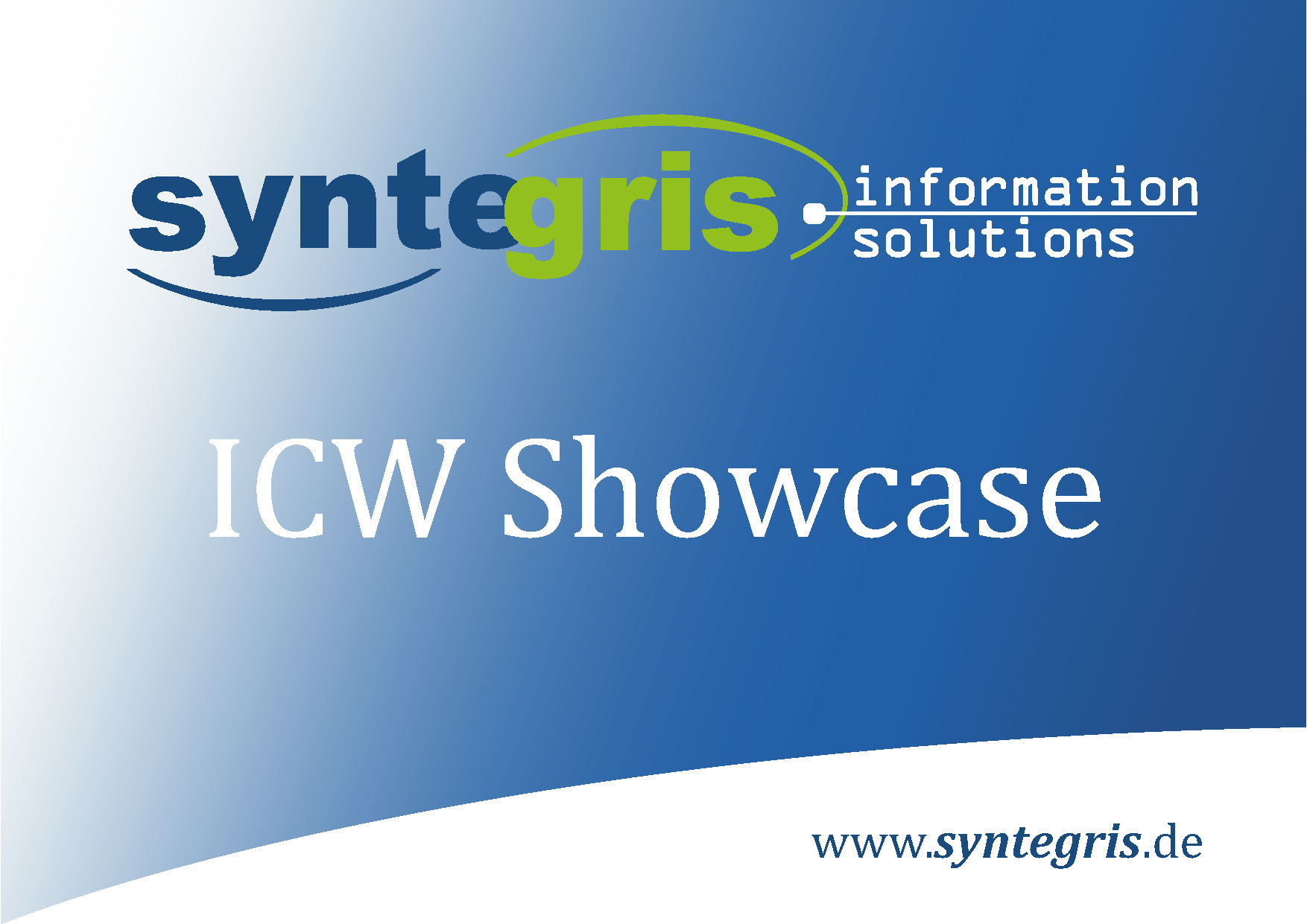 Syntegris ICW Showcase