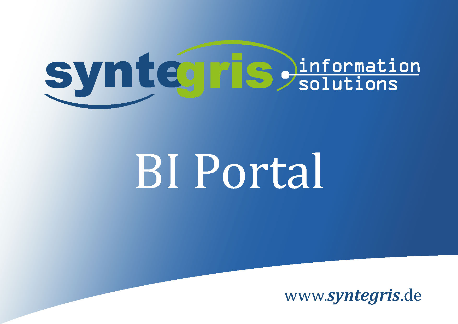 Syntegris BI Portal